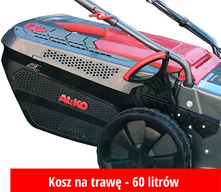 kosiarka spalinowa z dużym koszem